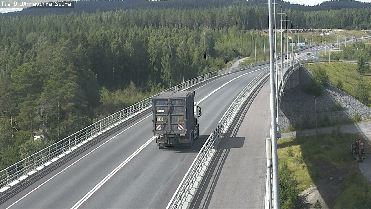Kelikamerat Kuva Tie 9 Kuopio, Jännevirran silta, Kuopio, Pohjois-Savo