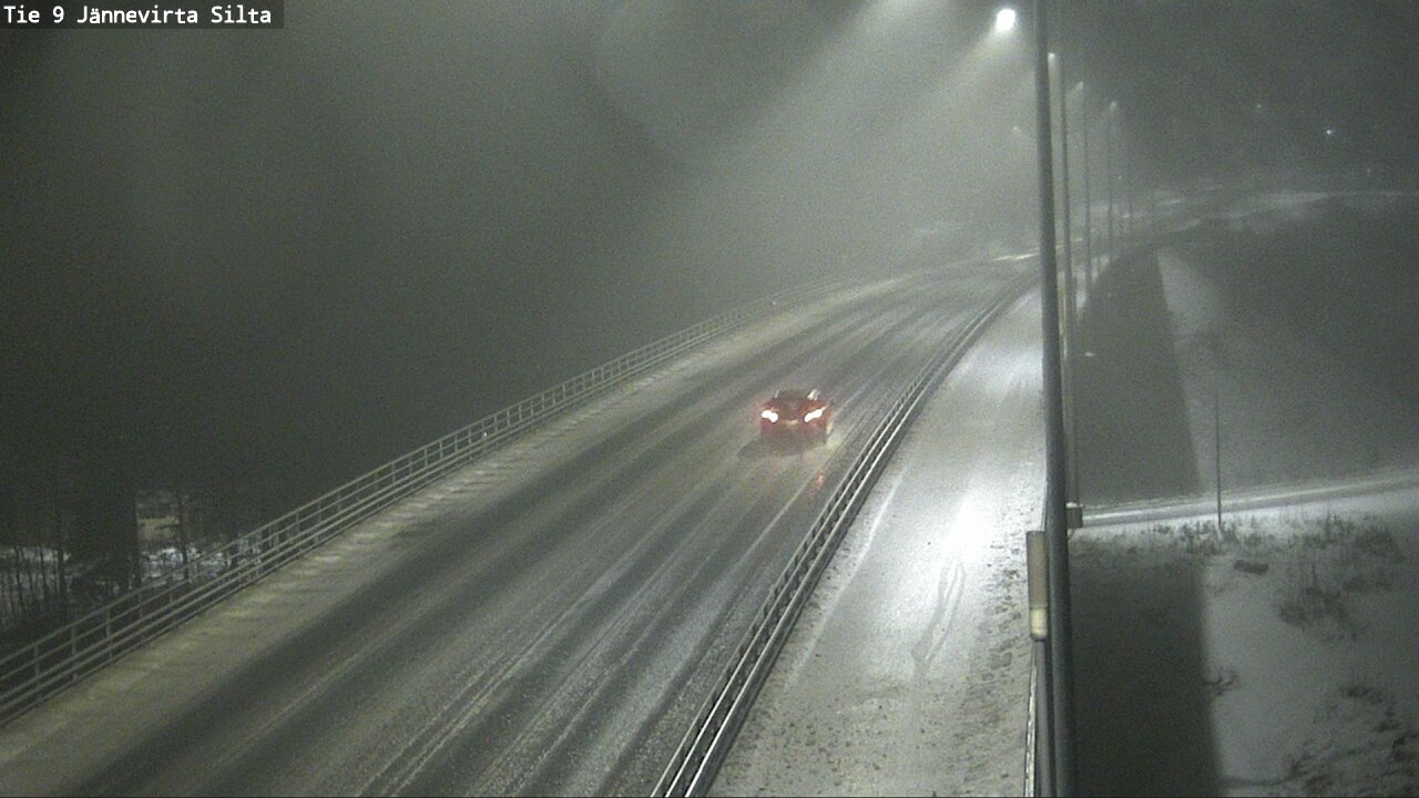 Weather Camera Image Road 9 Kuopio, Jännevirran silta, Kuopio, Pohjois-Savo