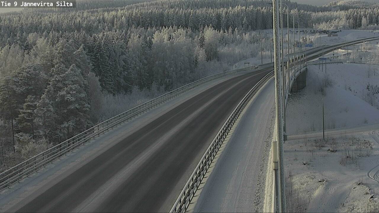 Weather Camera Image Väg 9 Kuopio, Jännevirran silta, Kuopio, Pohjois-Savo