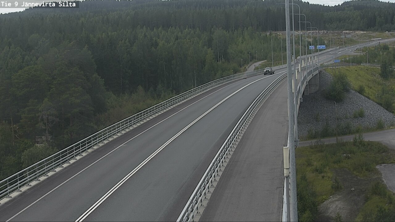 Weather Camera Image Road 9 Kuopio, Jännevirran silta, Kuopio, Pohjois-Savo