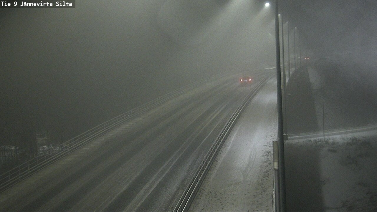Weather Camera Image Road 9 Kuopio, Jännevirran silta, Kuopio, Pohjois-Savo