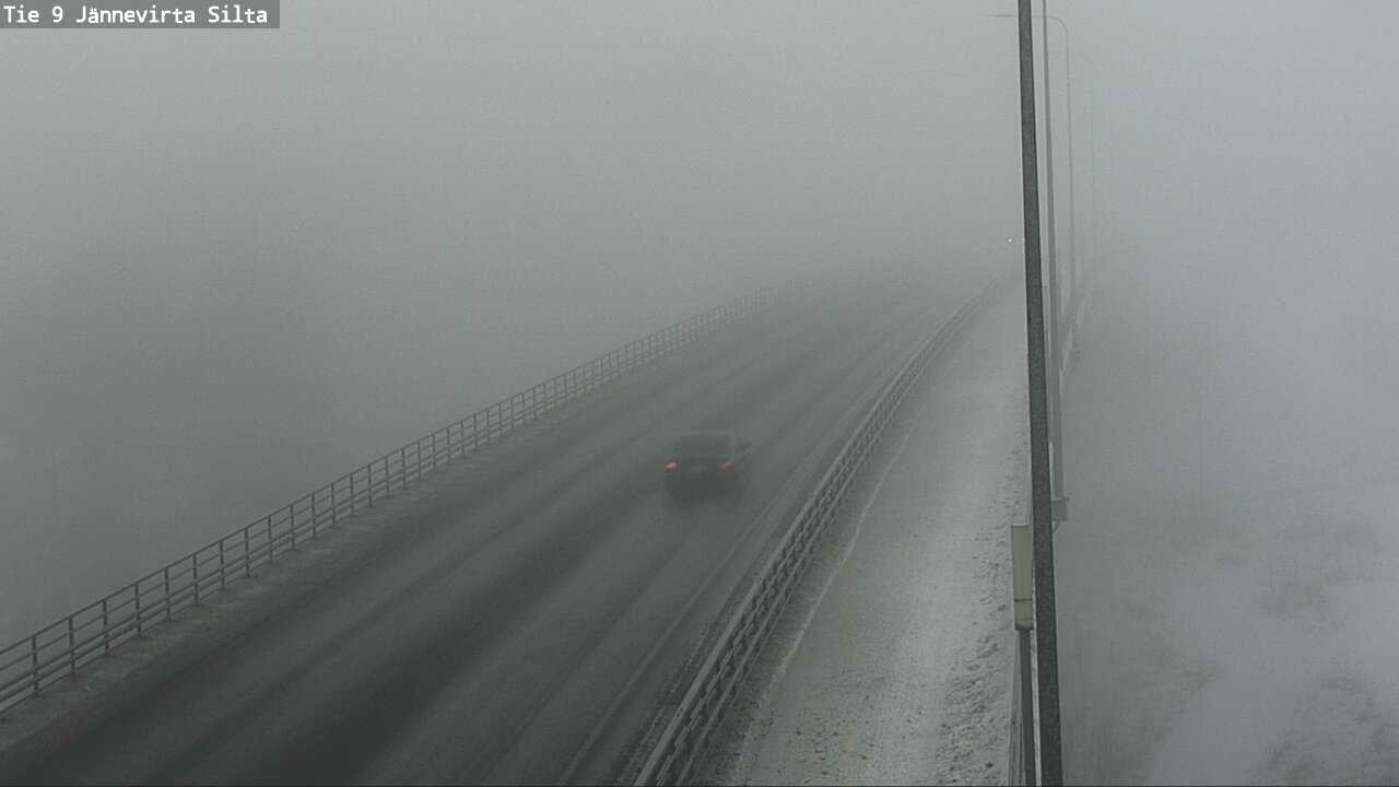 Weather Camera Image Road 9 Kuopio, Jännevirran silta, Kuopio, Pohjois-Savo