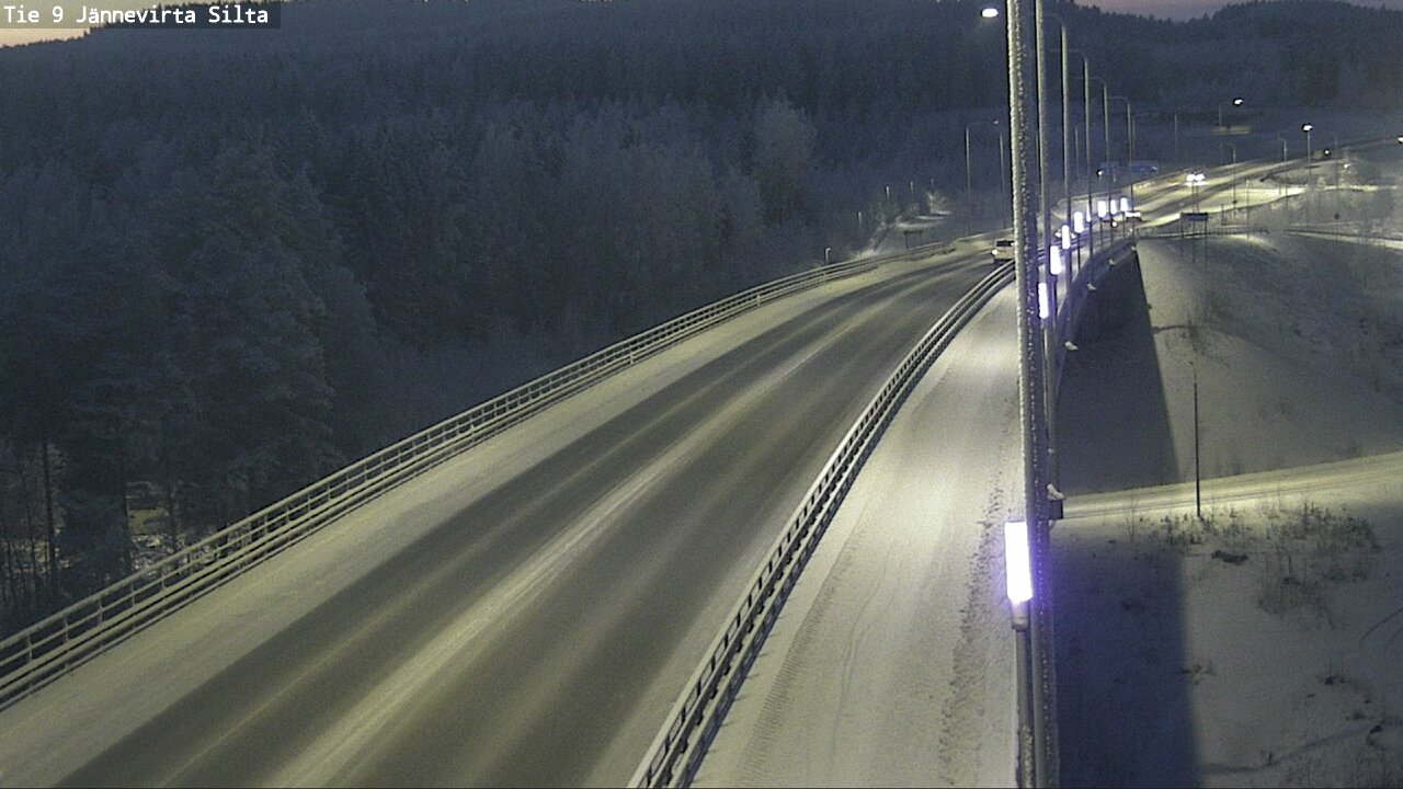 Weather Camera Image Väg 9 Kuopio, Jännevirran silta, Kuopio, Pohjois-Savo