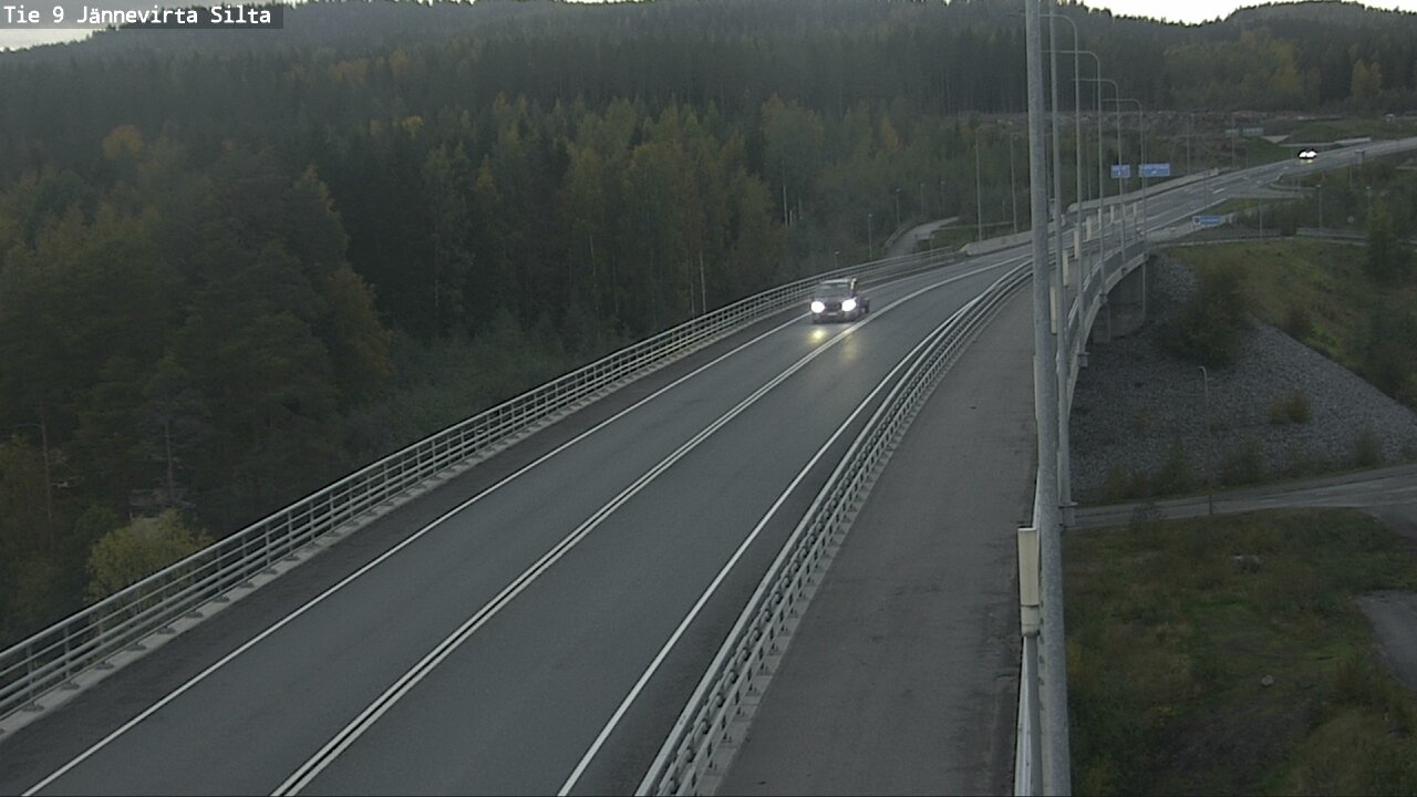 Weather Camera Image Road 9 Kuopio, Jännevirran silta, Kuopio, Pohjois-Savo