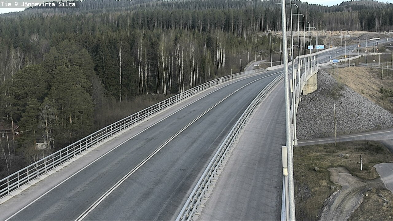 Weather Camera Image Road 9 Kuopio, Jännevirran silta, Kuopio, Pohjois-Savo