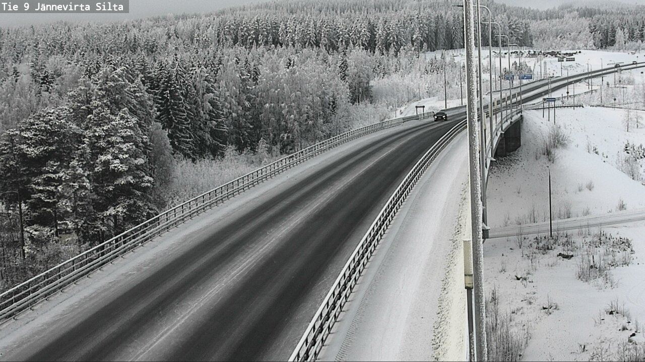 Weather Camera Image Väg 9 Kuopio, Jännevirran silta, Kuopio, Pohjois-Savo