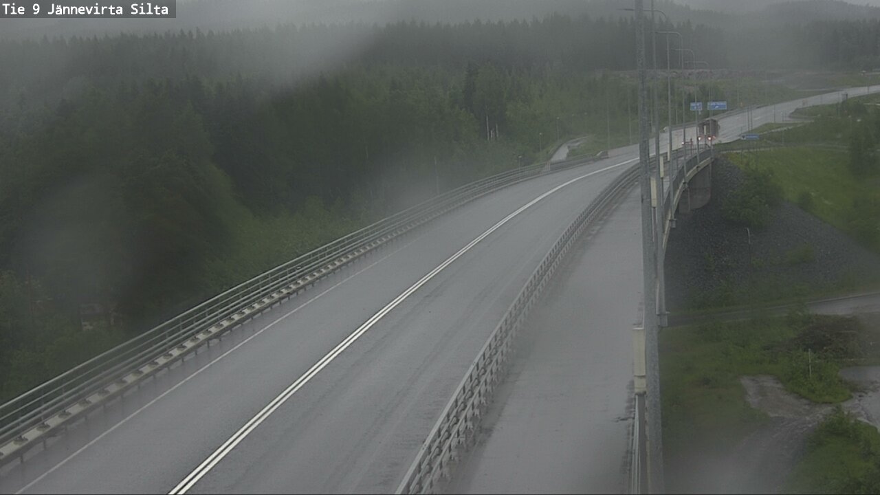 Weather Camera Image Road 9 Kuopio, Jännevirran silta, Kuopio, Pohjois-Savo