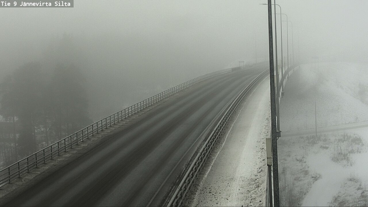 Weather Camera Image Road 9 Kuopio, Jännevirran silta, Kuopio, Pohjois-Savo