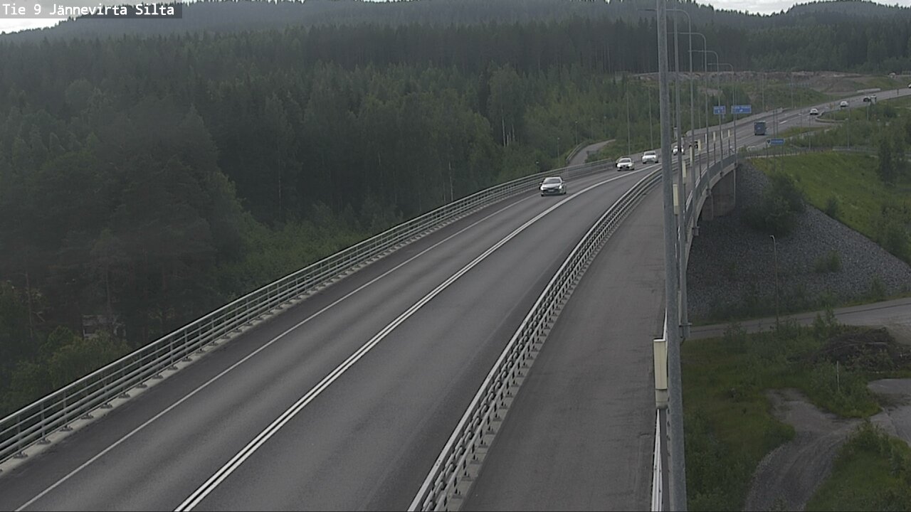 Kelikamerat Kuva Tie 9 Kuopio, Jännevirran silta, Kuopio, Pohjois-Savo