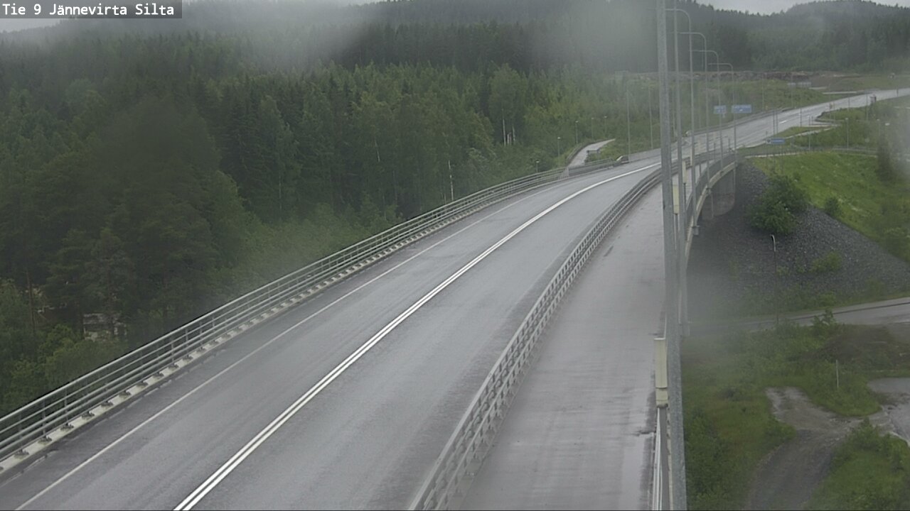 Weather Camera Image Road 9 Kuopio, Jännevirran silta, Kuopio, Pohjois-Savo