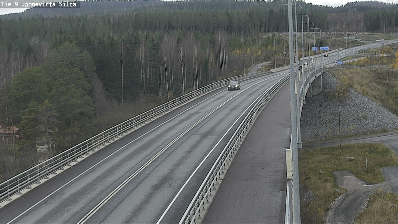 Weather Camera Image Väg 9 Kuopio, Jännevirran silta, Kuopio, Pohjois-Savo