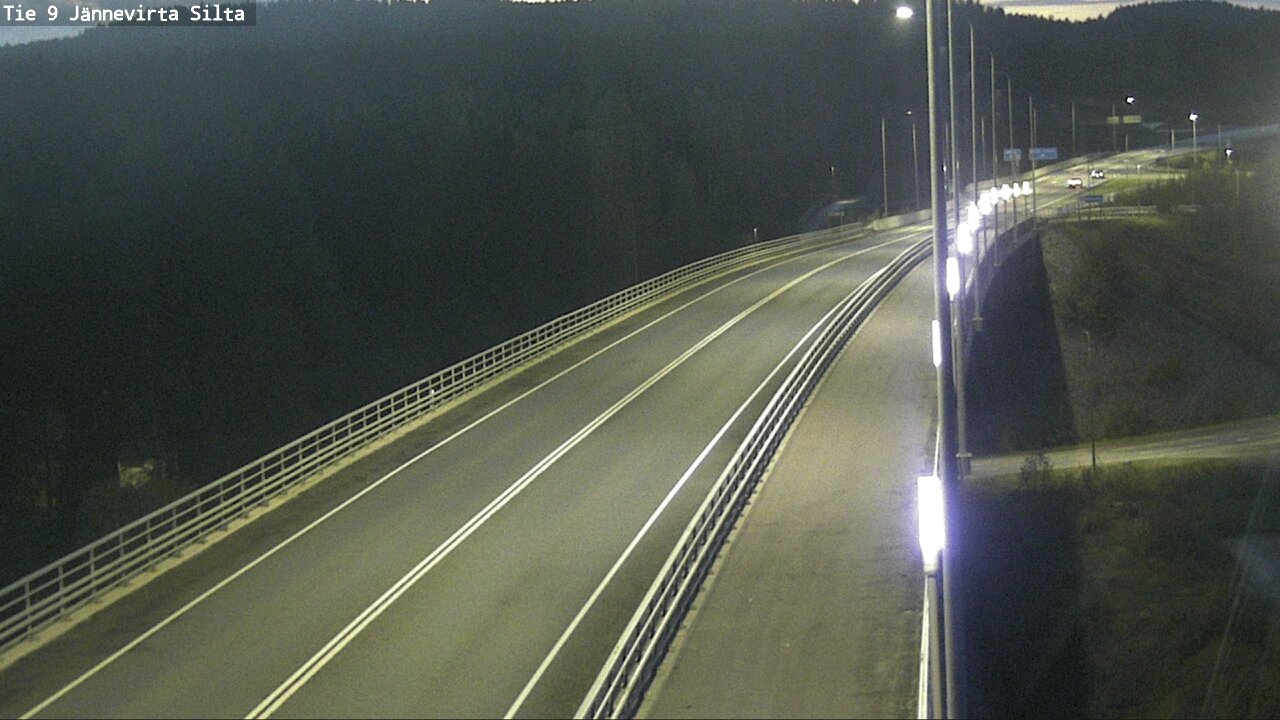 Weather Camera Image Road 9 Kuopio, Jännevirran silta, Kuopio, Pohjois-Savo