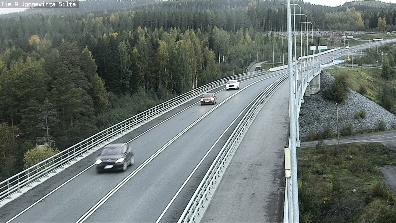 Weather Camera Image Road 9 Kuopio, Jännevirran silta, Kuopio, Pohjois-Savo