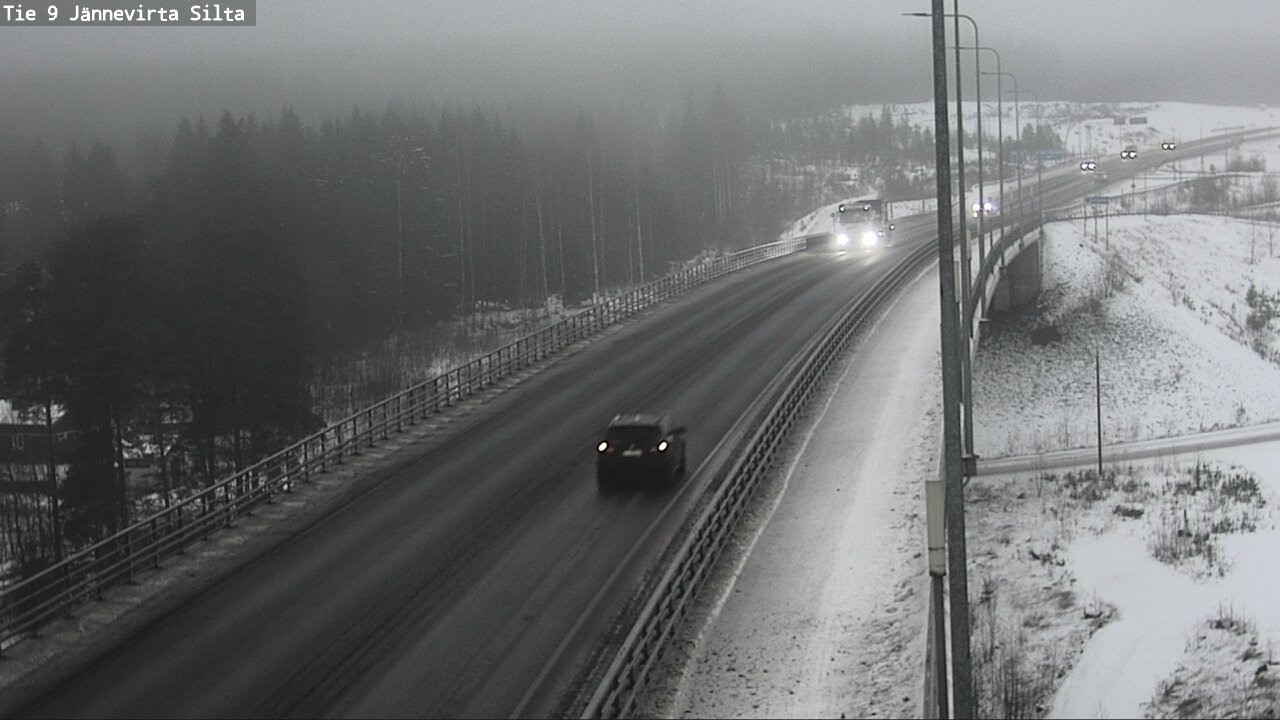 Weather Camera Image Road 9 Kuopio, Jännevirran silta, Kuopio, Pohjois-Savo