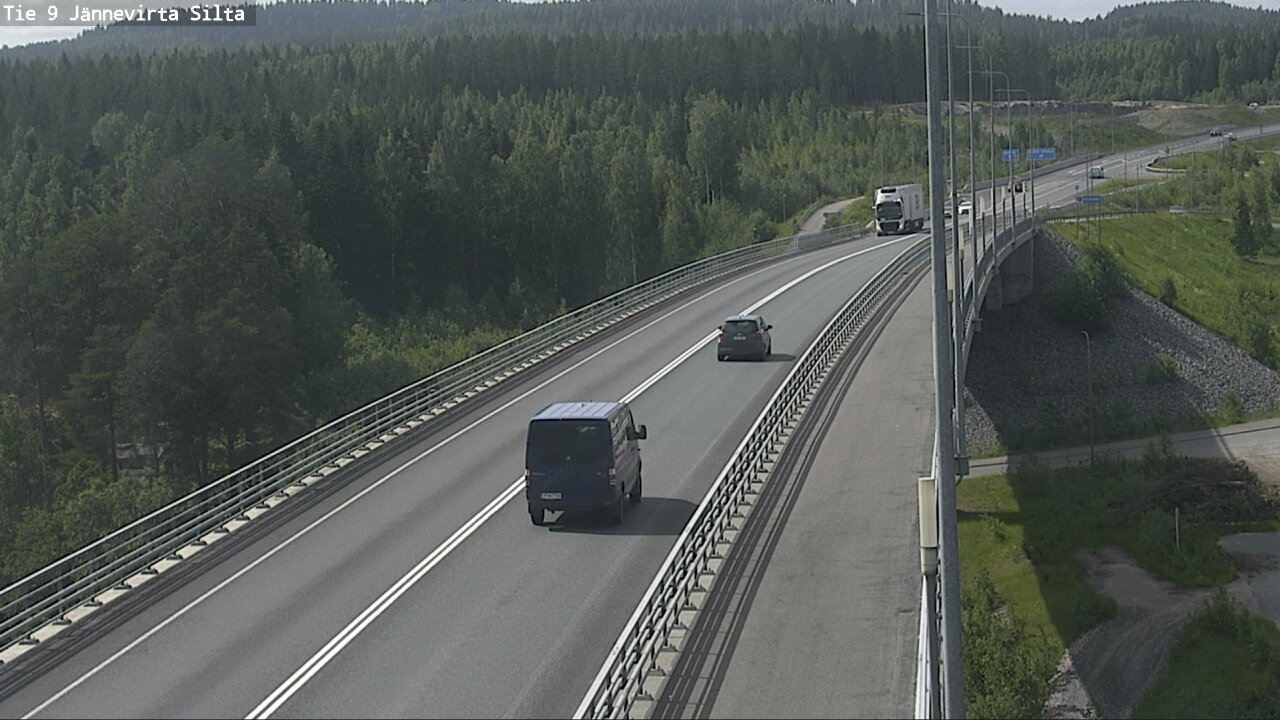 Kelikamerat Kuva Tie 9 Kuopio, Jännevirran silta, Kuopio, Pohjois-Savo