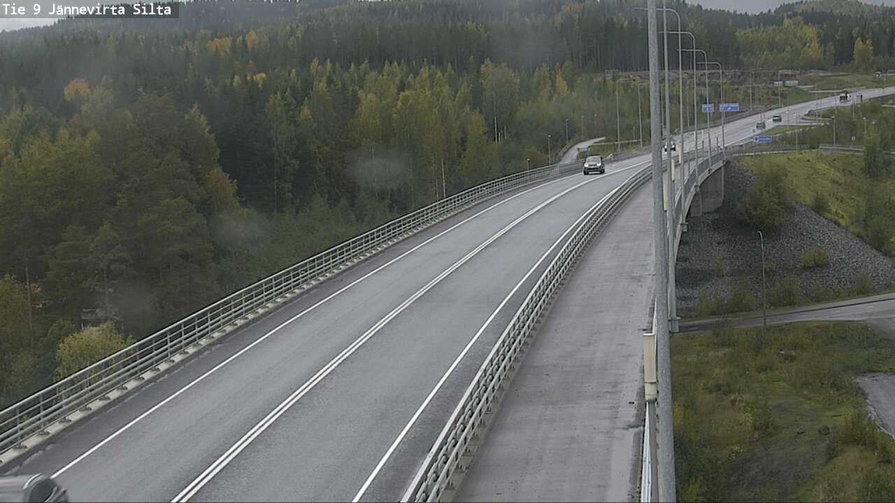 Weather Camera Image Road 9 Kuopio, Jännevirran silta, Kuopio, Pohjois-Savo