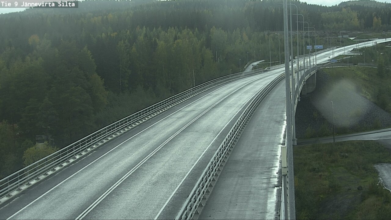 Weather Camera Image Road 9 Kuopio, Jännevirran silta, Kuopio, Pohjois-Savo