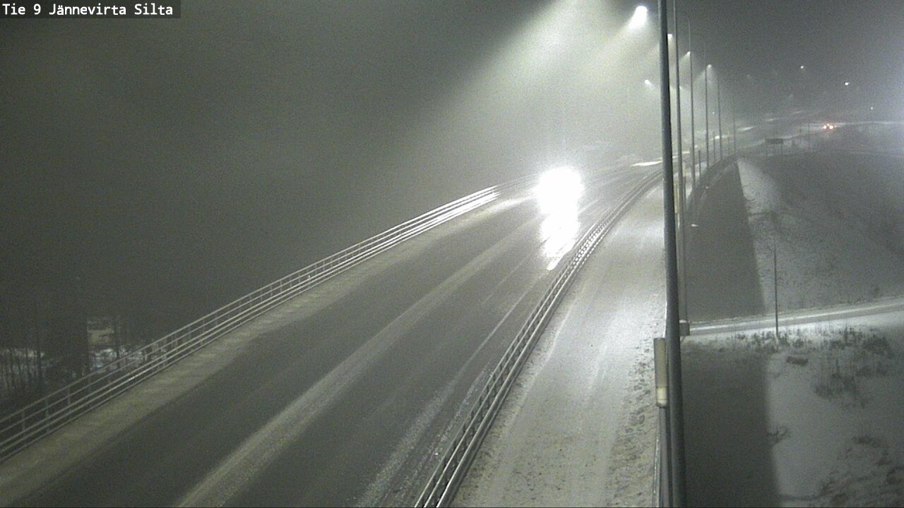 Weather Camera Image Väg 9 Kuopio, Jännevirran silta, Kuopio, Pohjois-Savo