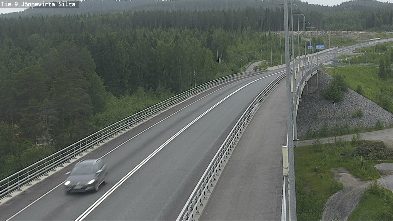 Kelikamerat Kuva Tie 9 Kuopio, Jännevirran silta, Kuopio, Pohjois-Savo