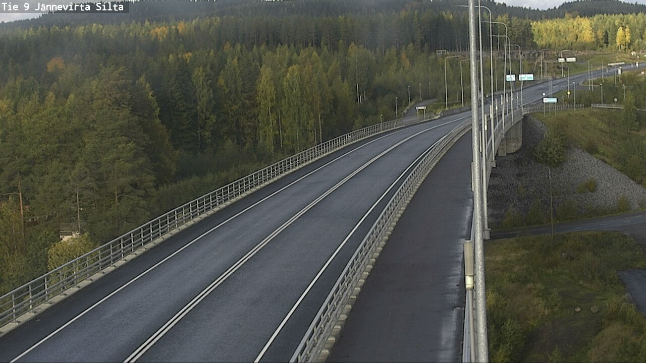 Weather Camera Image Road 9 Kuopio, Jännevirran silta, Kuopio, Pohjois-Savo