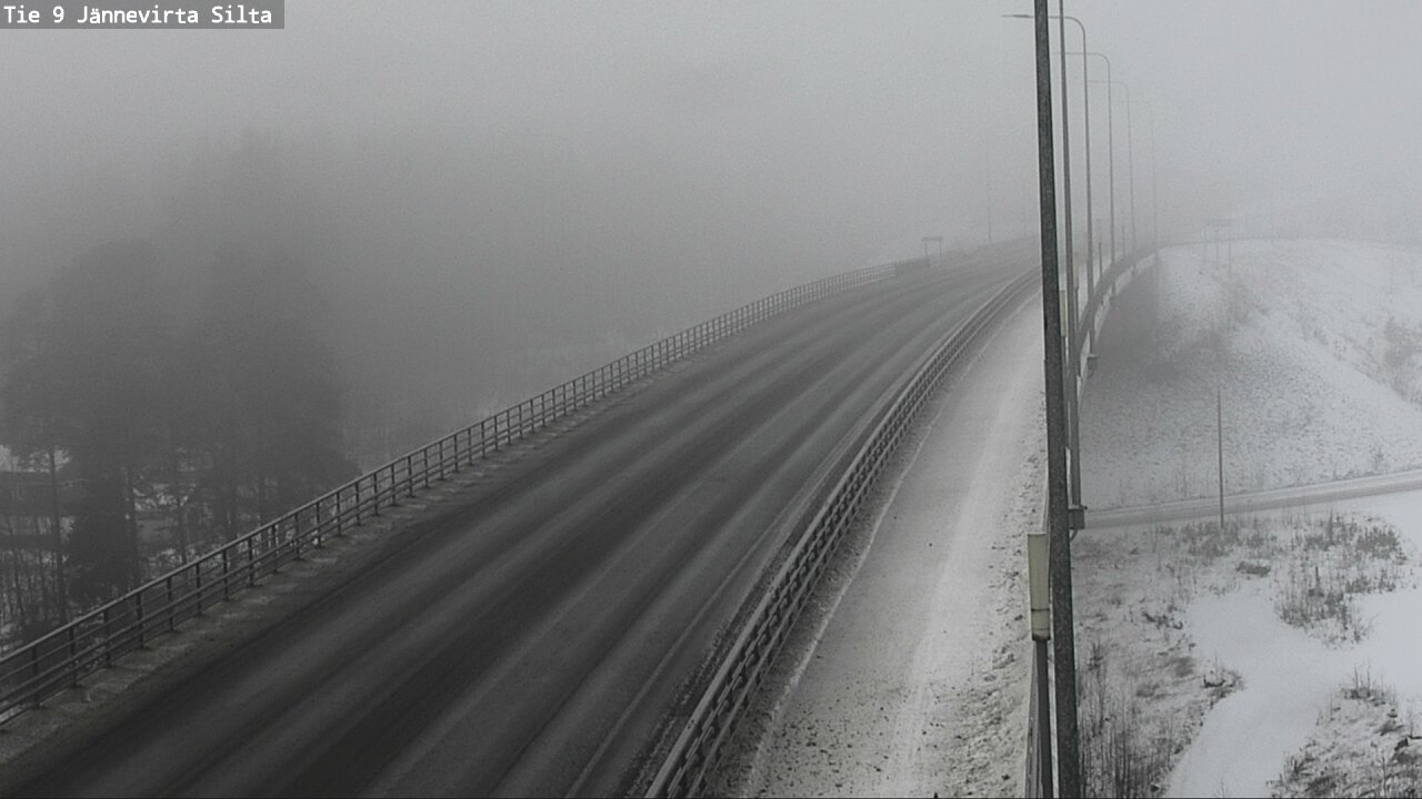 Weather Camera Image Road 9 Kuopio, Jännevirran silta, Kuopio, Pohjois-Savo