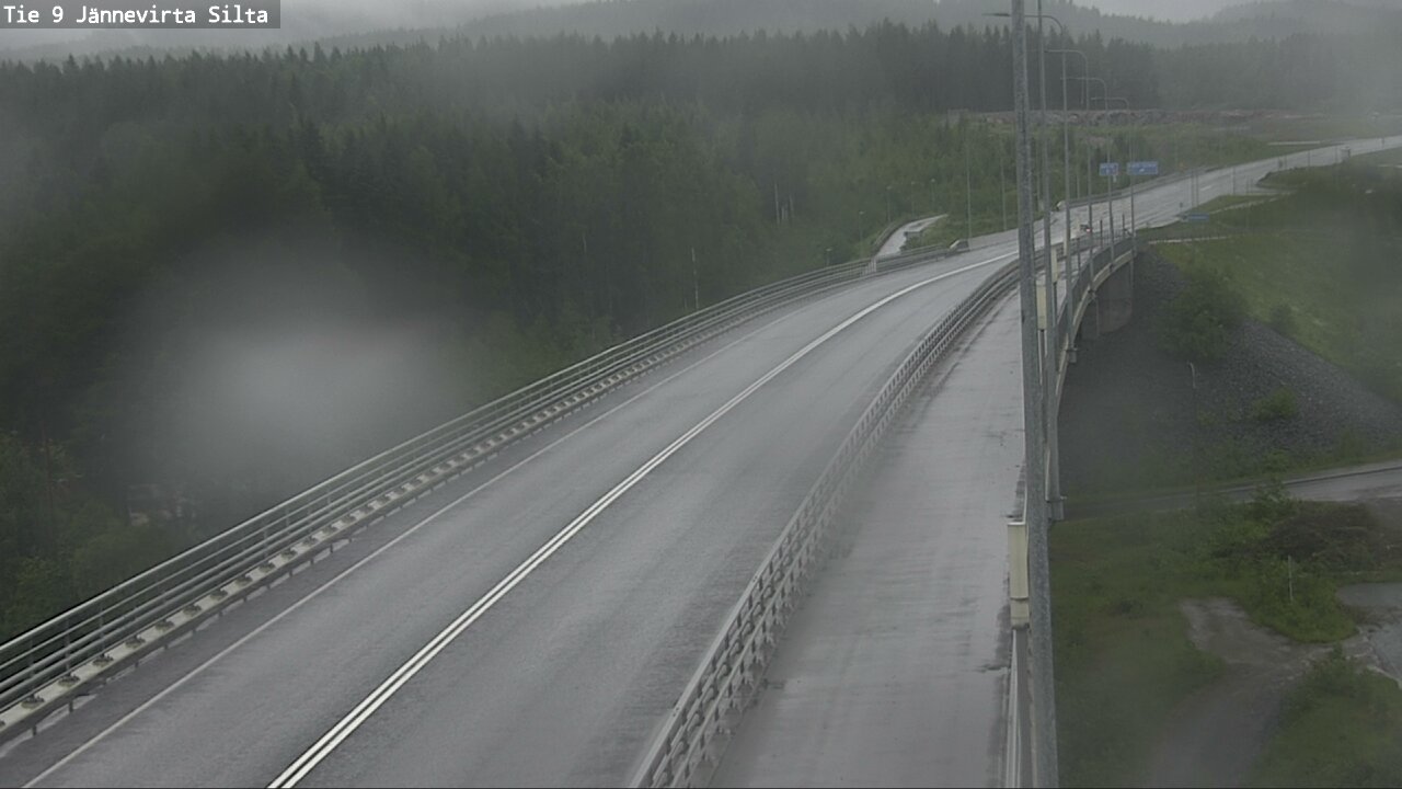 Weather Camera Image Road 9 Kuopio, Jännevirran silta, Kuopio, Pohjois-Savo