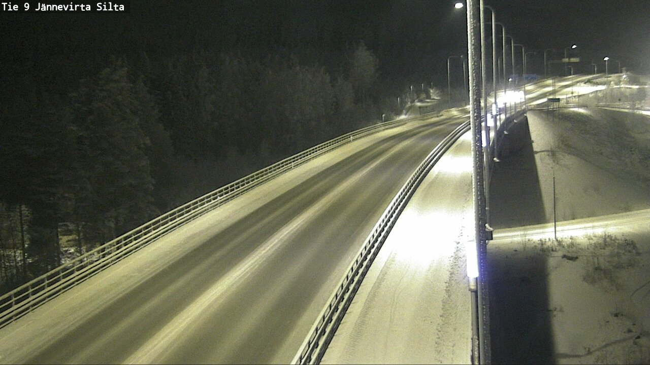 Weather Camera Image Väg 9 Kuopio, Jännevirran silta, Kuopio, Pohjois-Savo