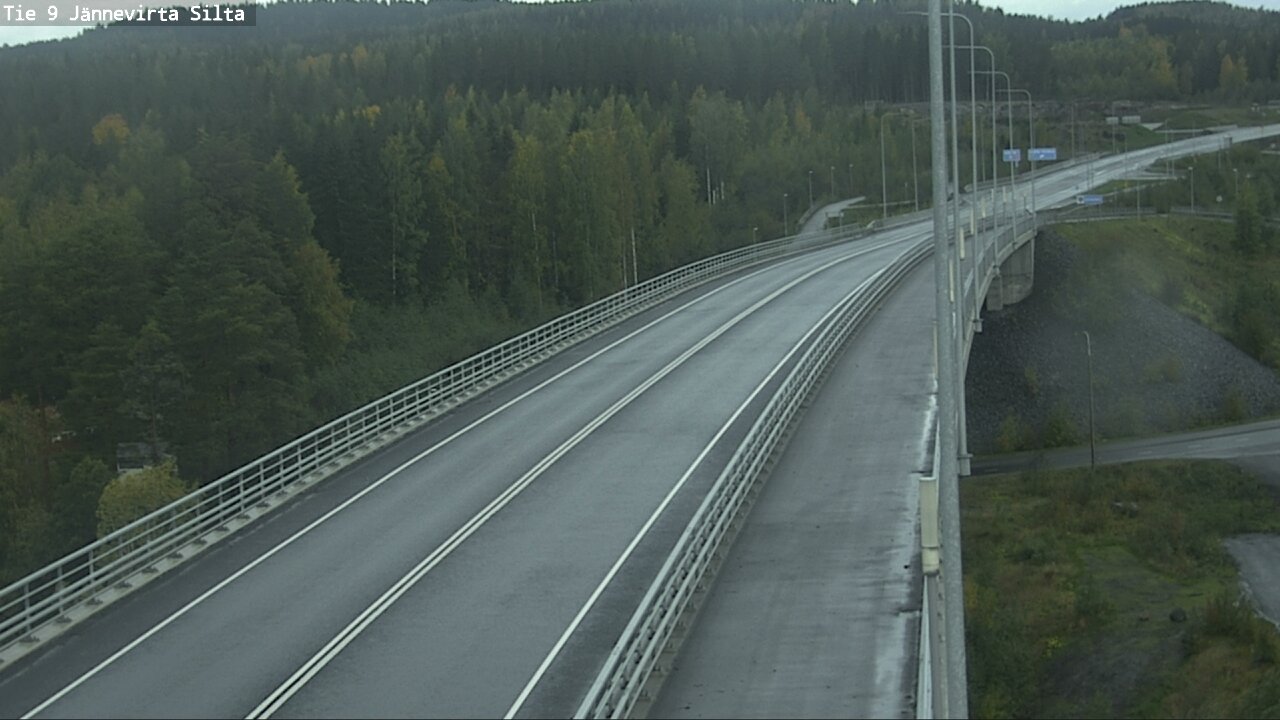 Weather Camera Image Road 9 Kuopio, Jännevirran silta, Kuopio, Pohjois-Savo