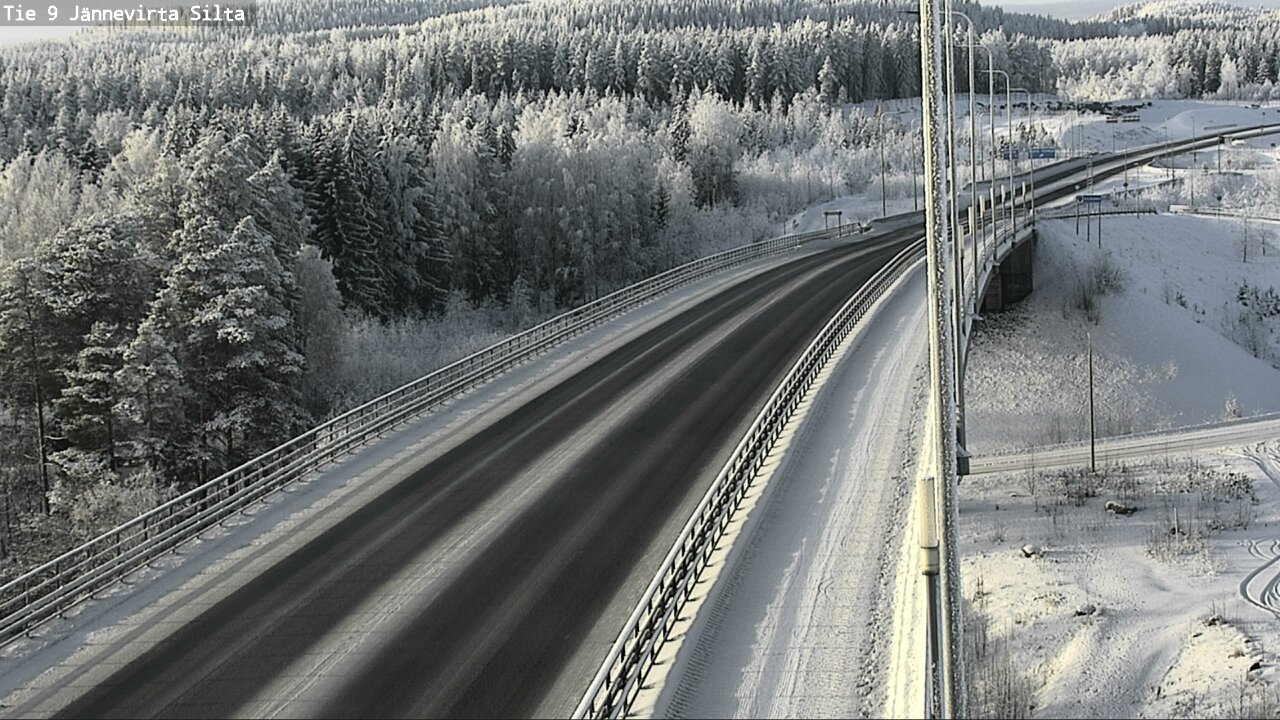 Weather Camera Image Väg 9 Kuopio, Jännevirran silta, Kuopio, Pohjois-Savo