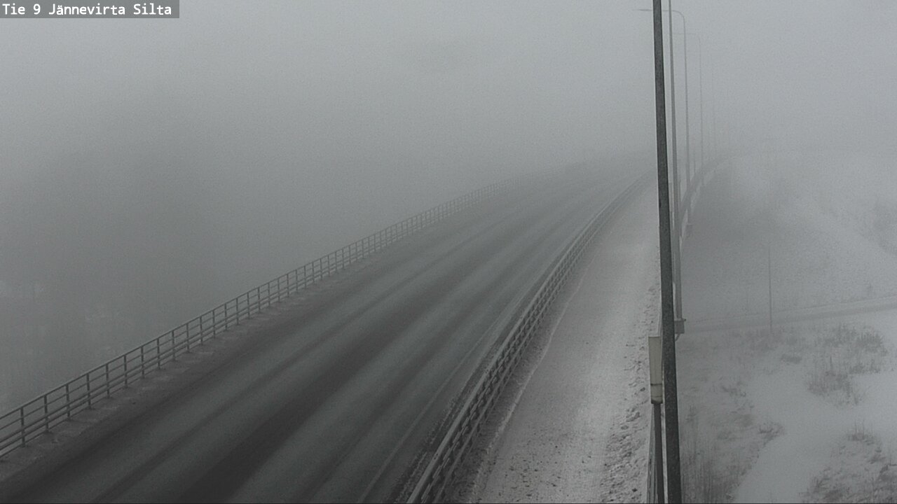 Weather Camera Image Road 9 Kuopio, Jännevirran silta, Kuopio, Pohjois-Savo
