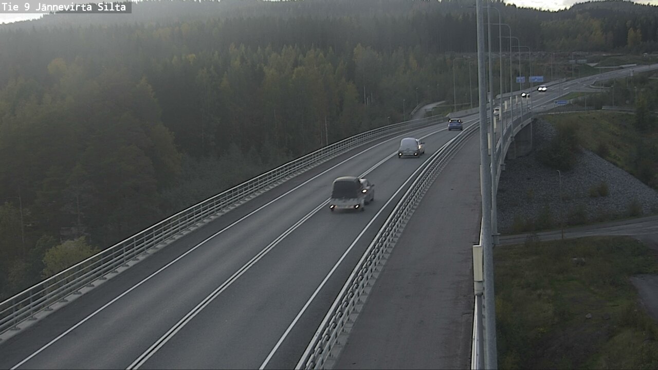Weather Camera Image Road 9 Kuopio, Jännevirran silta, Kuopio, Pohjois-Savo