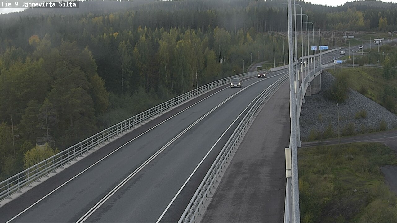 Weather Camera Image Road 9 Kuopio, Jännevirran silta, Kuopio, Pohjois-Savo