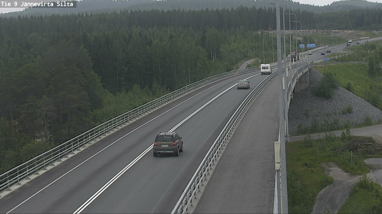 Kelikamerat Kuva Tie 9 Kuopio, Jännevirran silta, Kuopio, Pohjois-Savo
