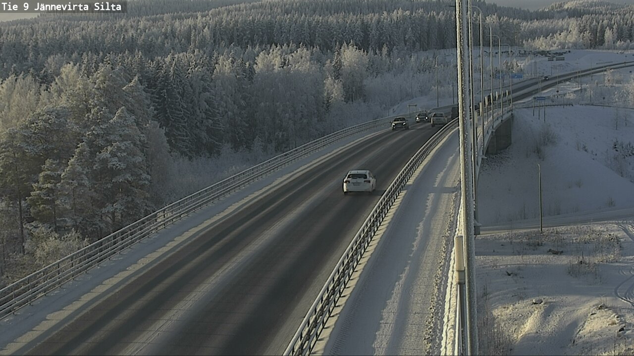 Weather Camera Image Väg 9 Kuopio, Jännevirran silta, Kuopio, Pohjois-Savo