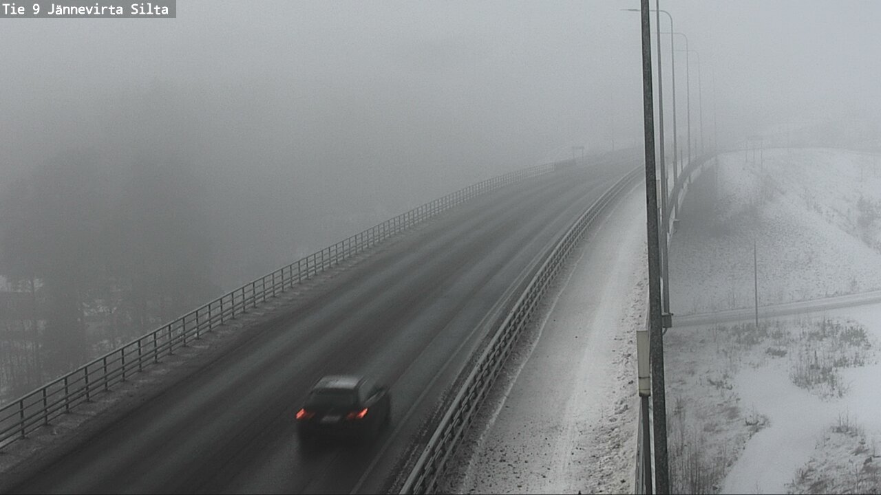 Weather Camera Image Road 9 Kuopio, Jännevirran silta, Kuopio, Pohjois-Savo