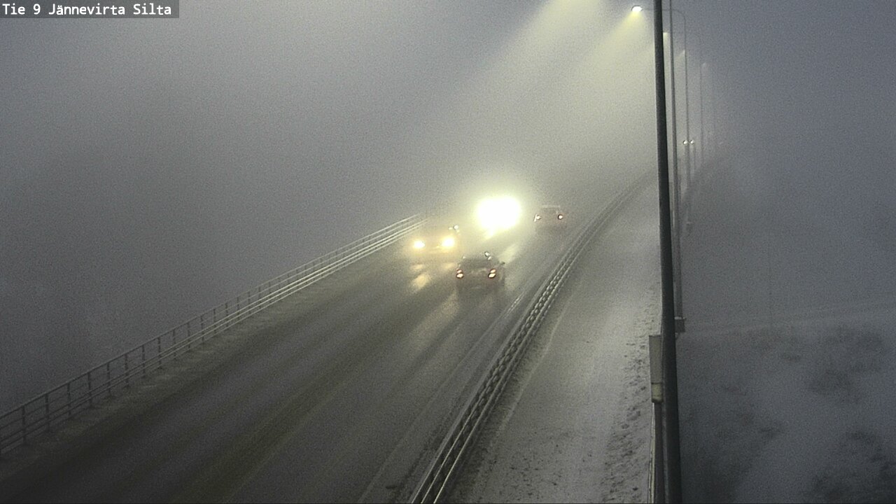 Weather Camera Image Road 9 Kuopio, Jännevirran silta, Kuopio, Pohjois-Savo