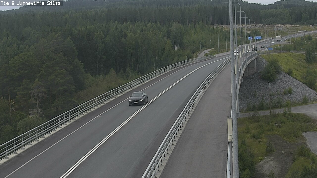 Weather Camera Image Road 9 Kuopio, Jännevirran silta, Kuopio, Pohjois-Savo