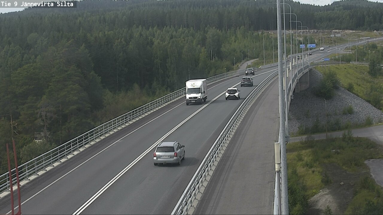 Weather Camera Image Road 9 Kuopio, Jännevirran silta, Kuopio, Pohjois-Savo