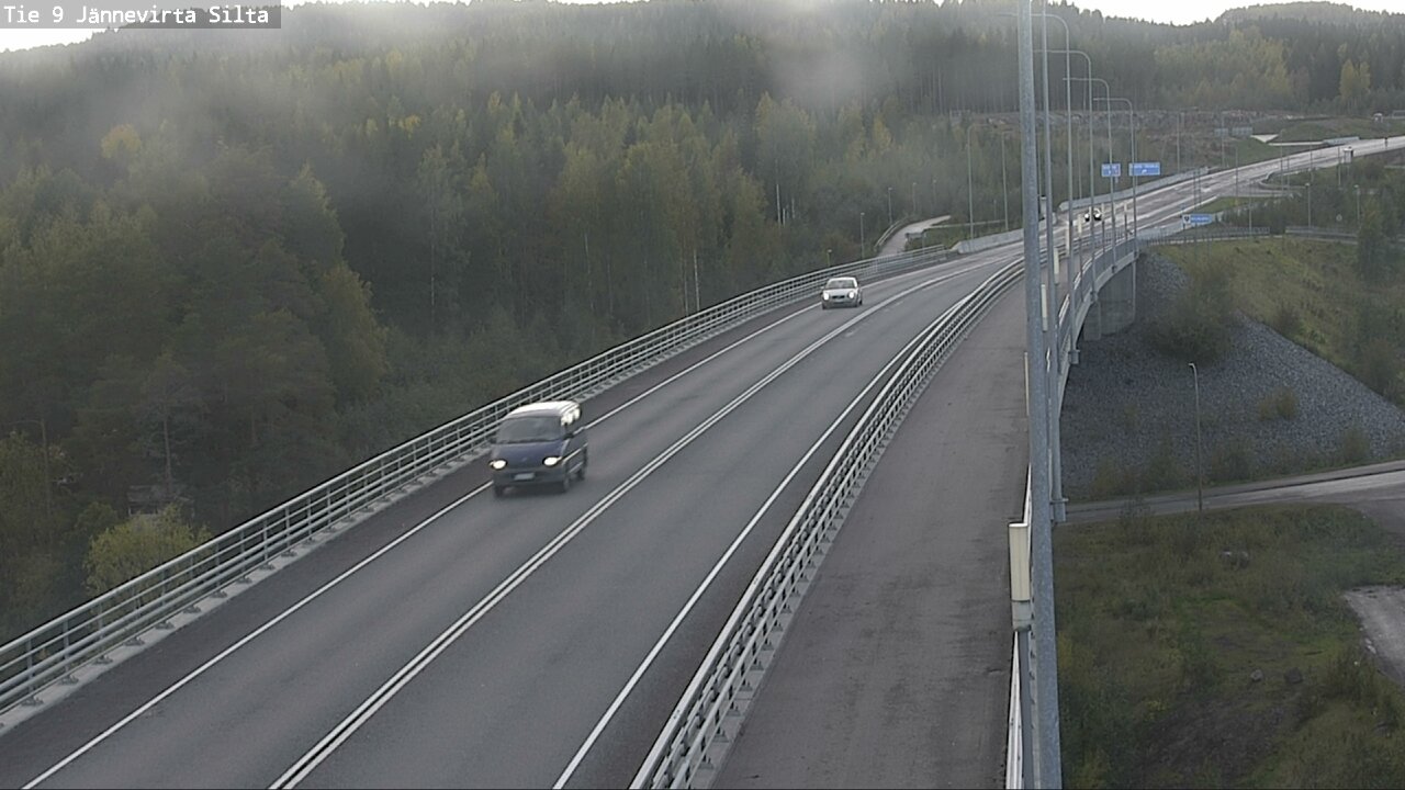 Weather Camera Image Road 9 Kuopio, Jännevirran silta, Kuopio, Pohjois-Savo