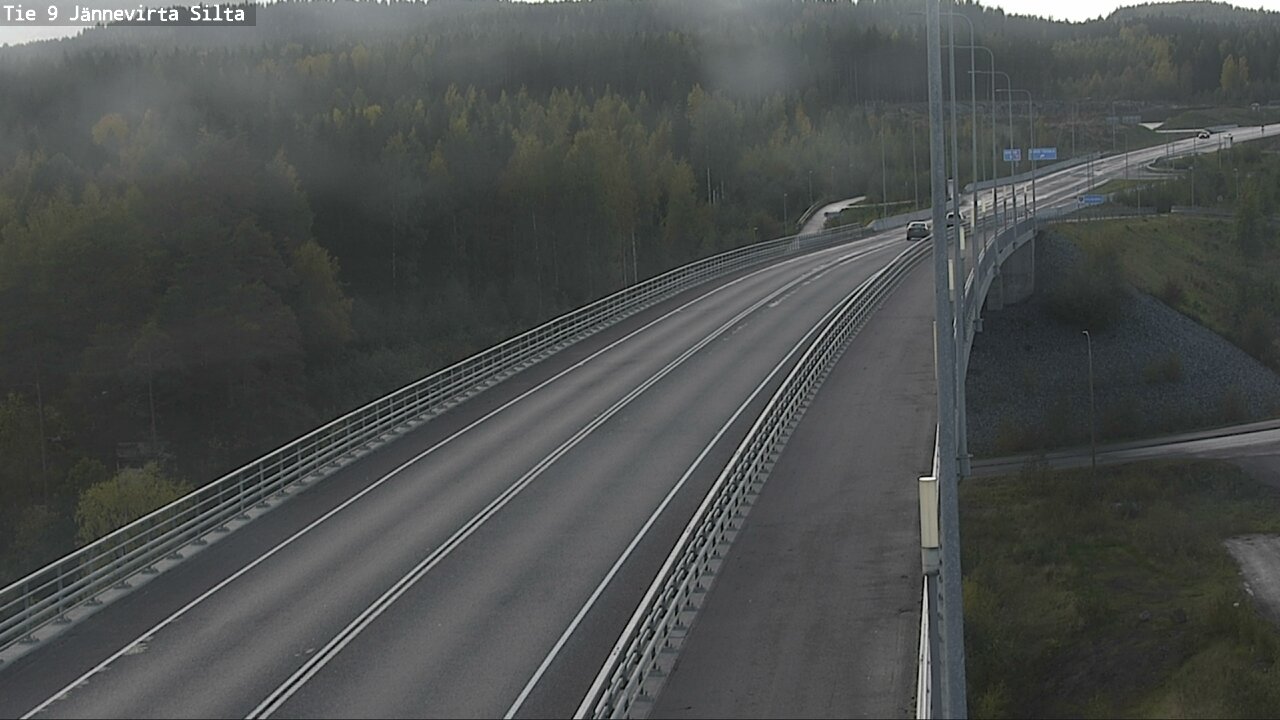 Weather Camera Image Road 9 Kuopio, Jännevirran silta, Kuopio, Pohjois-Savo