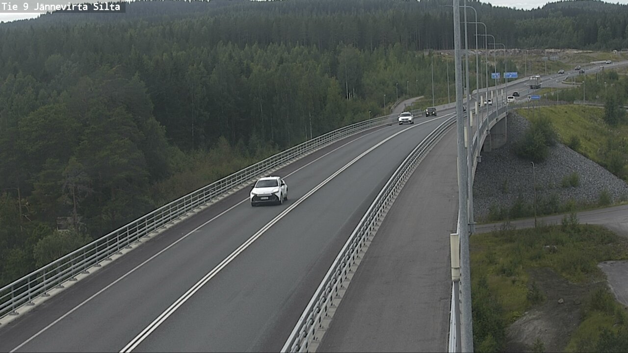 Weather Camera Image Road 9 Kuopio, Jännevirran silta, Kuopio, Pohjois-Savo