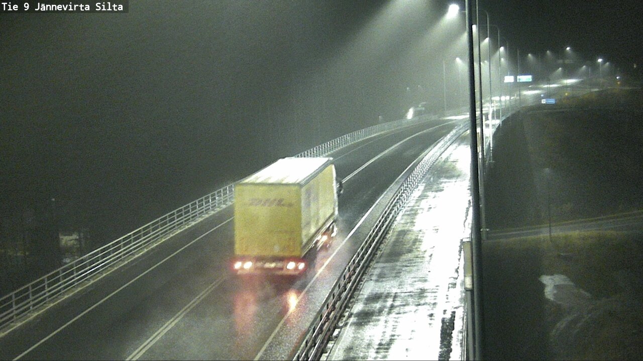 Weather Camera Image Road 9 Kuopio, Jännevirran silta, Kuopio, Pohjois-Savo