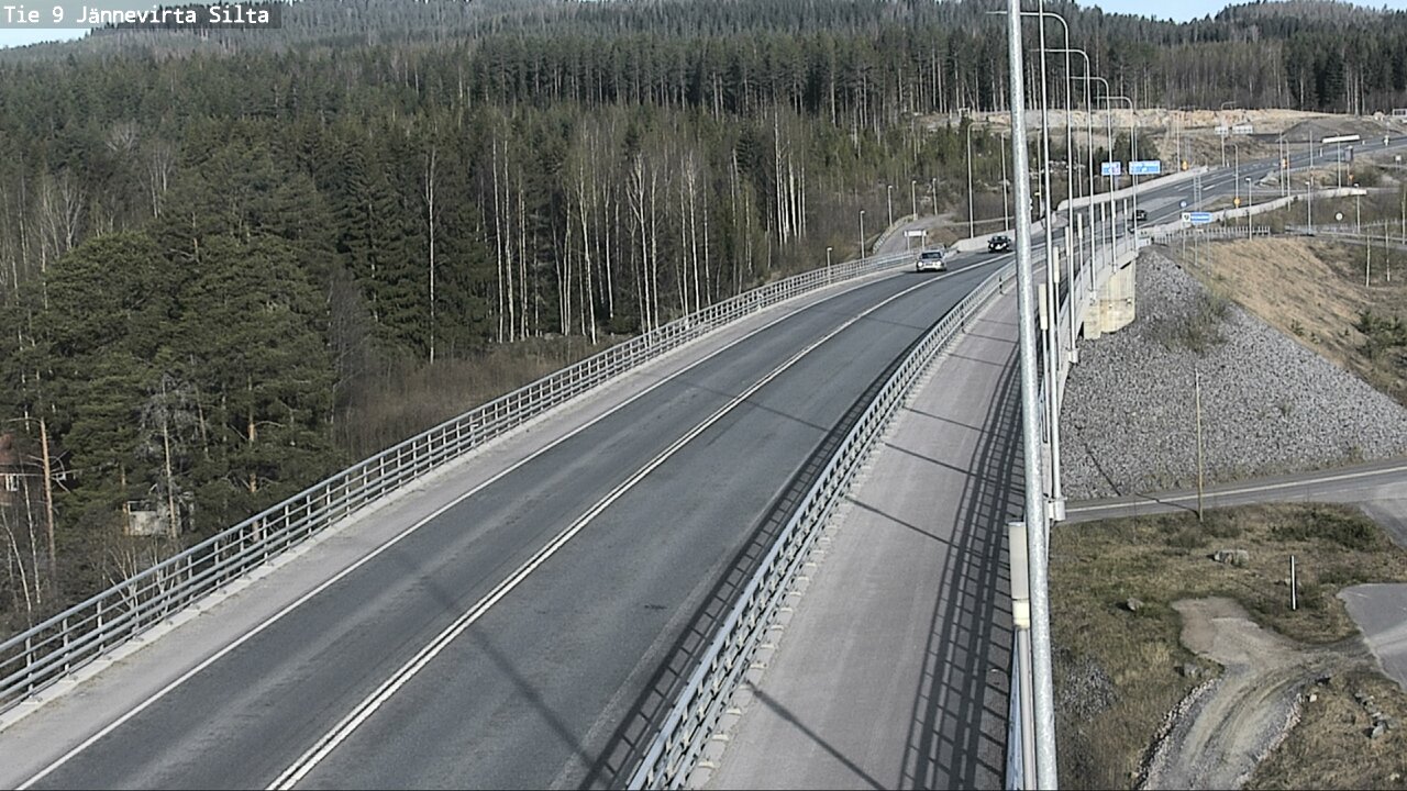 Weather Camera Image Väg 9 Kuopio, Jännevirran silta, Kuopio, Pohjois-Savo