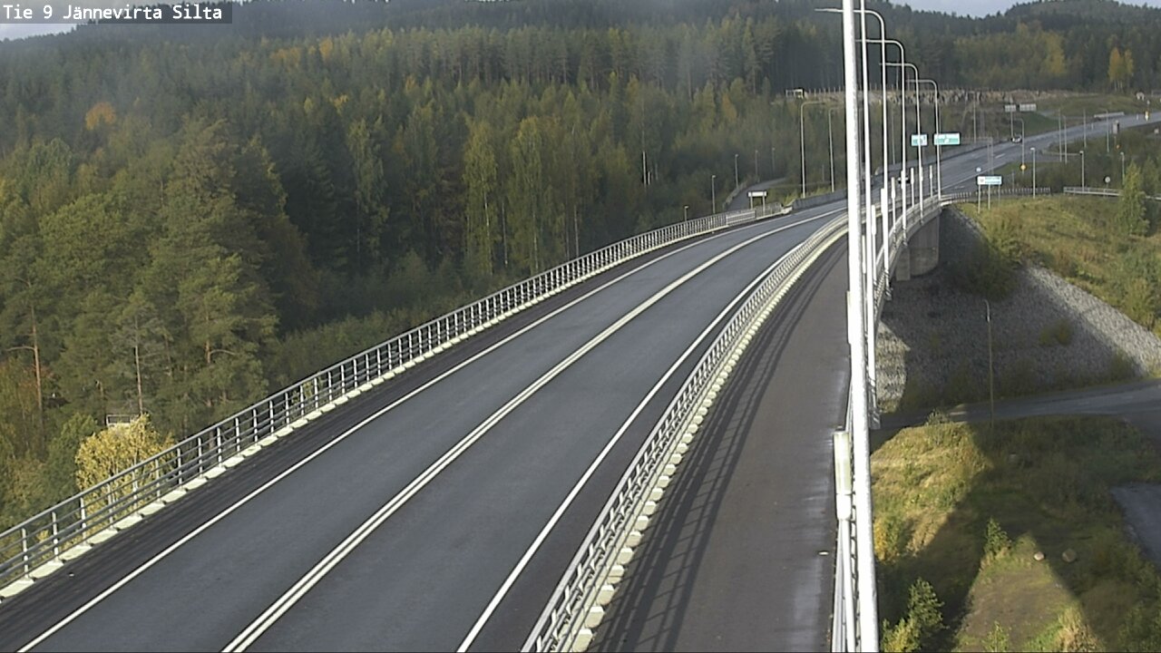 Weather Camera Image Road 9 Kuopio, Jännevirran silta, Kuopio, Pohjois-Savo