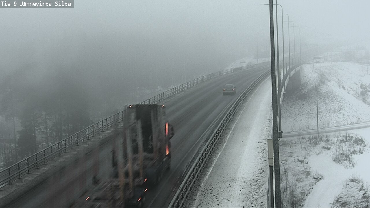 Weather Camera Image Road 9 Kuopio, Jännevirran silta, Kuopio, Pohjois-Savo