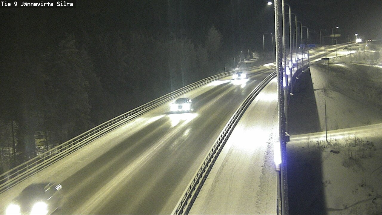 Weather Camera Image Väg 9 Kuopio, Jännevirran silta, Kuopio, Pohjois-Savo