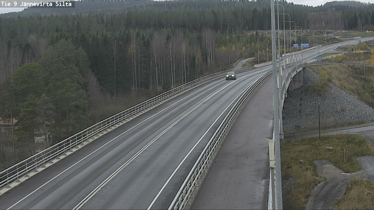 Weather Camera Image Väg 9 Kuopio, Jännevirran silta, Kuopio, Pohjois-Savo