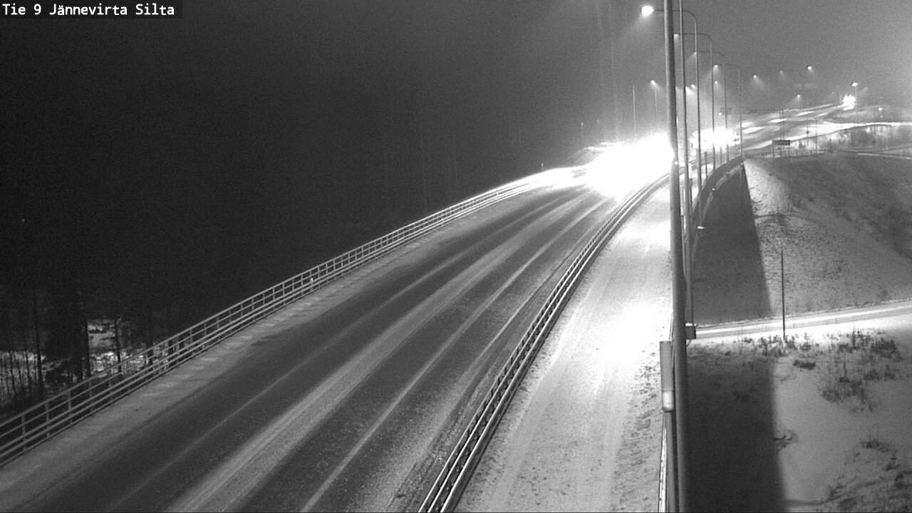 Weather Camera Image Road 9 Kuopio, Jännevirran silta, Kuopio, Pohjois-Savo
