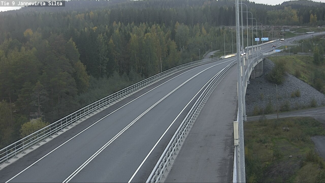 Weather Camera Image Road 9 Kuopio, Jännevirran silta, Kuopio, Pohjois-Savo