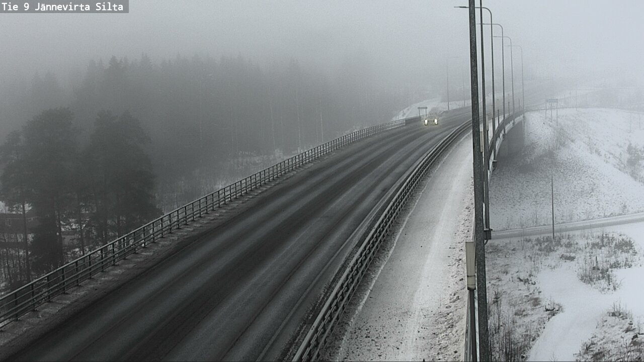 Weather Camera Image Road 9 Kuopio, Jännevirran silta, Kuopio, Pohjois-Savo
